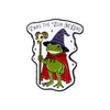 Cute Frog Enamel Pin with Sarcastic Quote