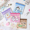 Cartoon PET Sticker Book for Journaling