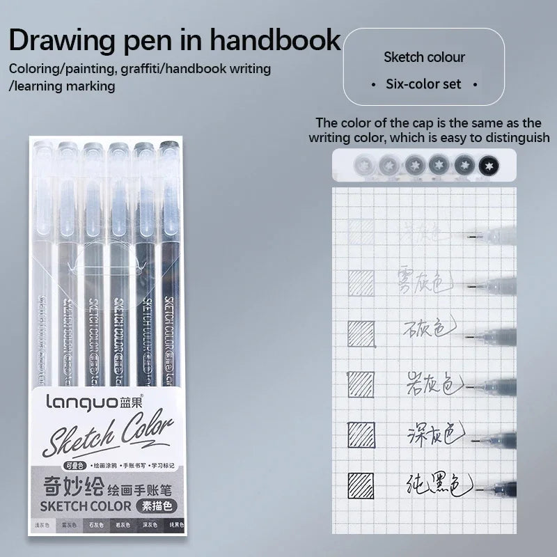 Set de Stylos Gel Vifs pour le Journaling et les Études
