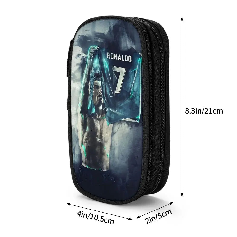 Soccer Star Pen Case – Large-Capacity Pencil Pouch
