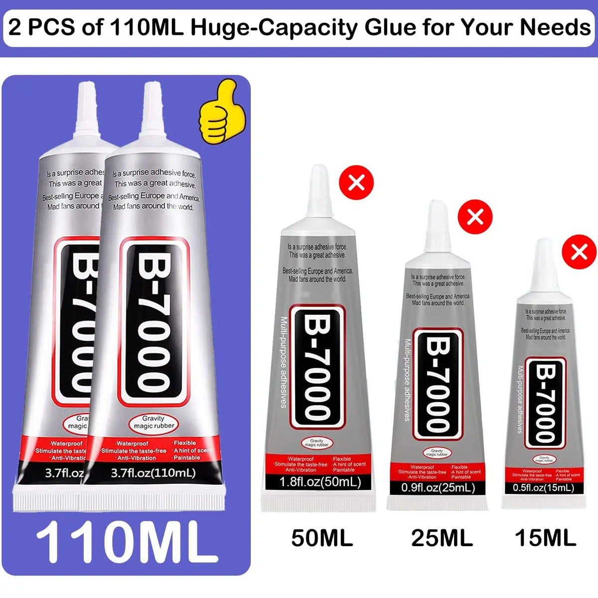 Premium Clear Jewelry Glue for Stones, Gems & Repairs