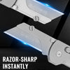 Folding Utility Knife with Quick-Change Blade and Pocket Clip