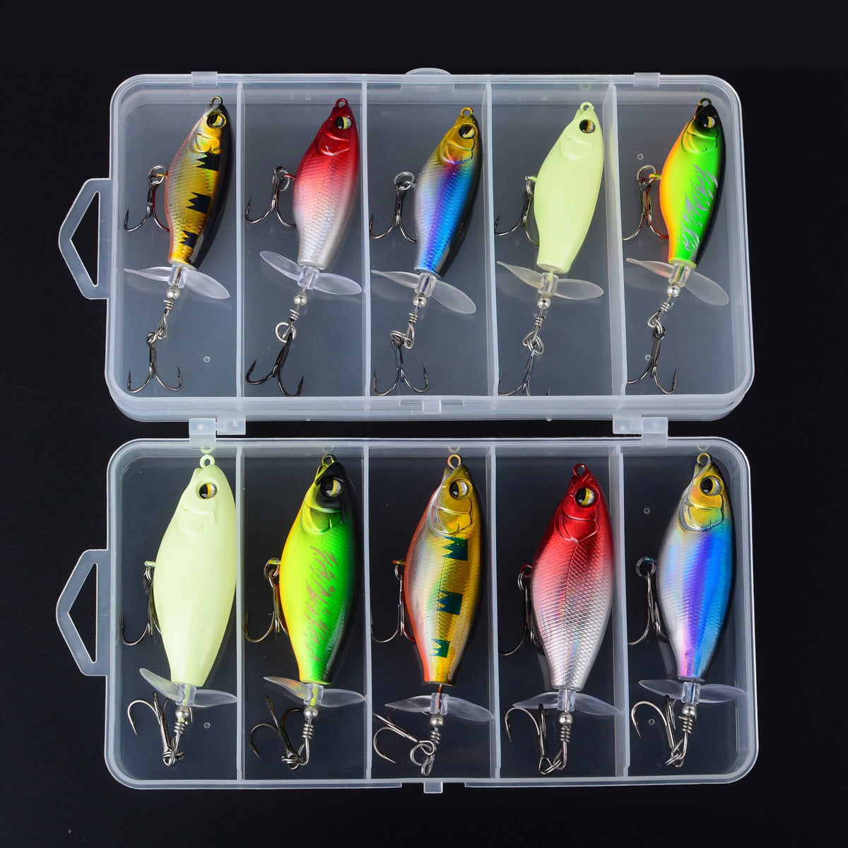 Topwater Pencil Fishing Lures Set for Bass, Pike & More