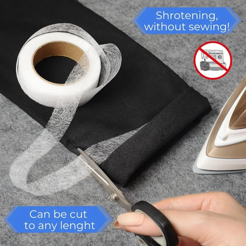 Self-Adhesive Hem Tape for Quick Clothing Repairs