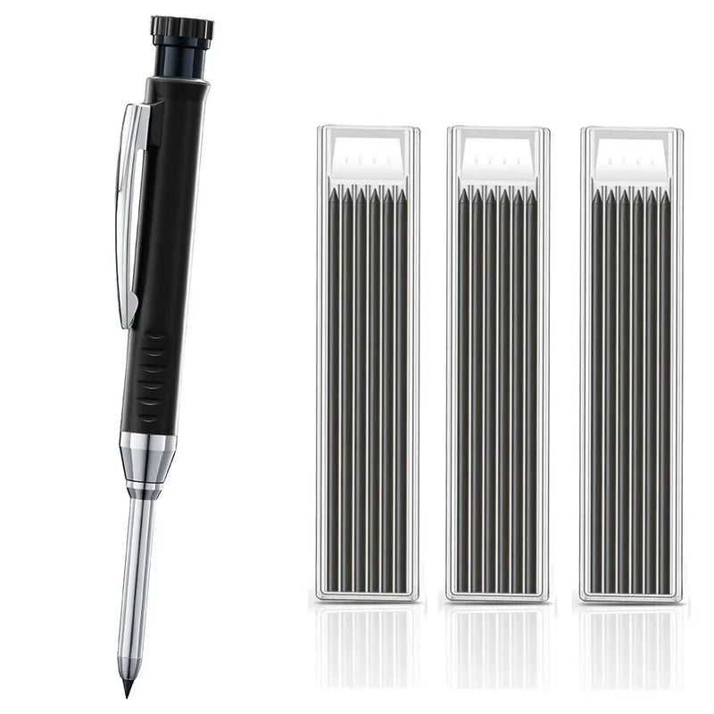Solid Wood Carpenter's Mechanical Pencil