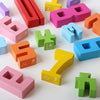 Montessori Wooden Number Puzzle - Counting & Stacking Toy for Kids