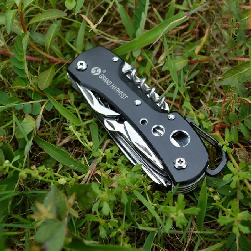 11-in-1 Stainless Steel Multi-Tool Pocket Knife