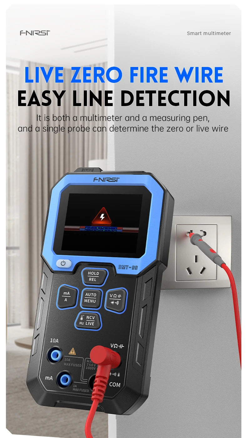 Professional Digital Multimeter with True RMS & Auto Range