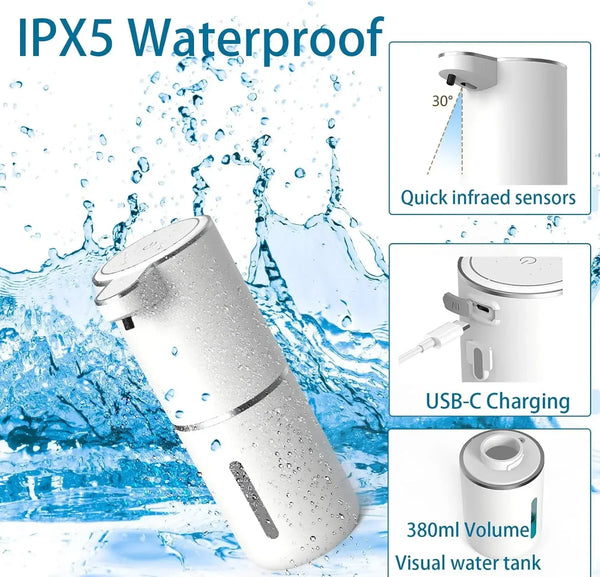 Touchless Automatic Soap Dispenser with Foam & Liquid Settings