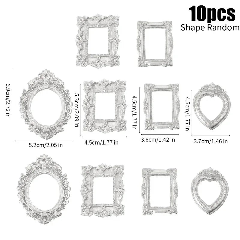 Vintage Mini Picture Frames for DIY Crafts & Decor
