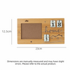 Wooden Pregnancy Countdown Picture Frame with Ultrasound Slot