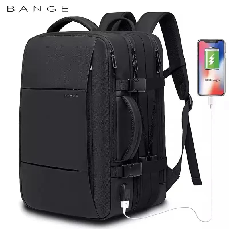 Expandable Travel Backpack with Laptop Compartment