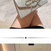Crystal Bowknot Evening Clutch with Chain Strap