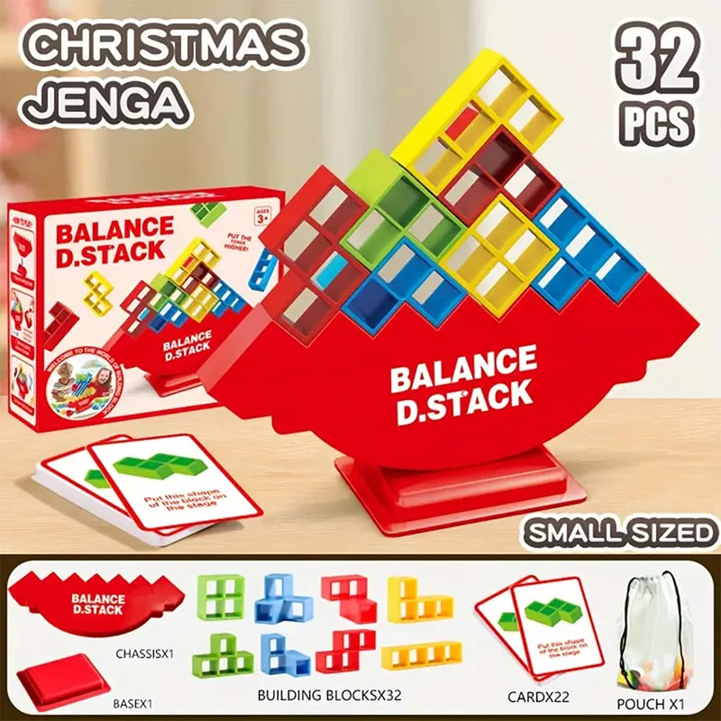 Balance Stacking Tower Game for Kids and Adults