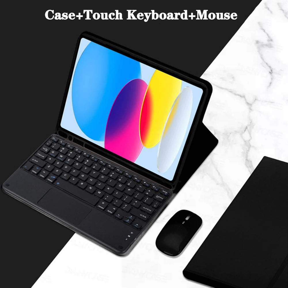 Detachable Keyboard Case for iPad 10th Gen and iPad 11th Gen (A16)