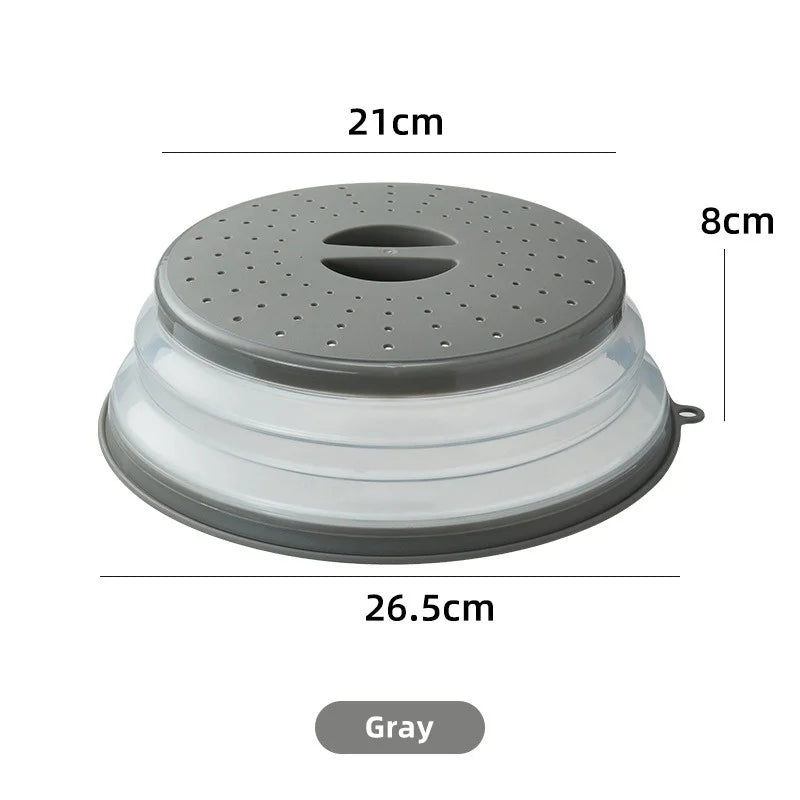 Collapsible Microwave Splatter Cover