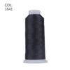 80-Color Polyester Embroidery Thread Set with Large 4000m Spools