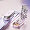 Portable Pill Cutter and Storage Box with Dustproof Lid