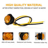 LED Side Marker Lights for Trucks, Trailers & Caravans (10-Pack)