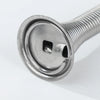 Iron Spring Door Stopper with Wall Protector