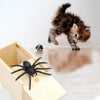 Wooden Surprise Prank Box with Jumping Spider