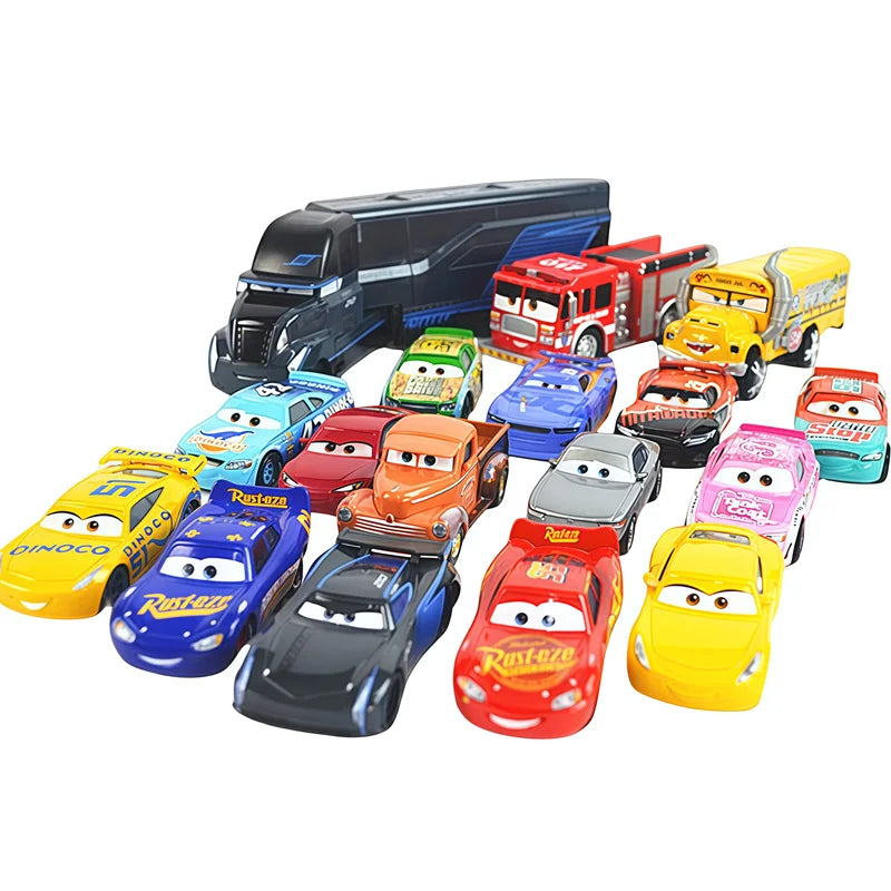 Diecast Metal Cars 6-Pack with Lightning McQueen, Mater, Cruz Ramirez & More
