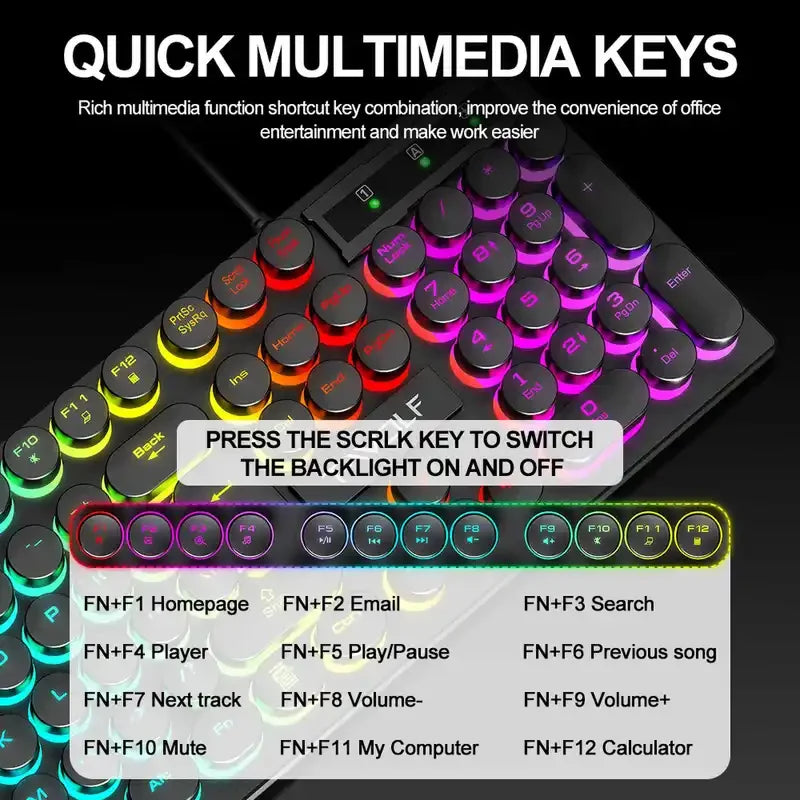 RGB Backlit Mechanical Gaming Keyboard