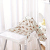 Snap Button Waterproof Baby Feeding Bib with Long Sleeves