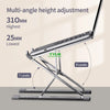 Adjustable Aluminum Laptop Stand with Cooling Design