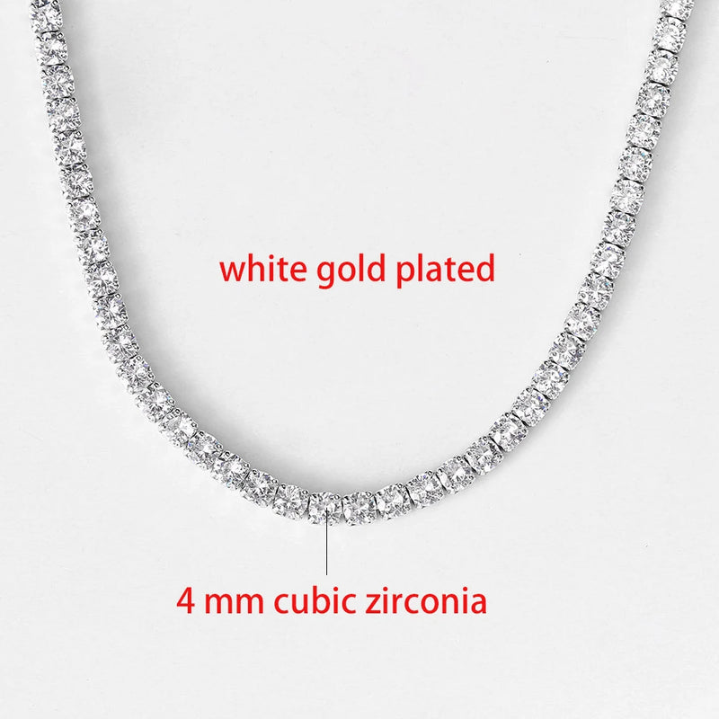 Iced-Out Tennis Choker Necklace