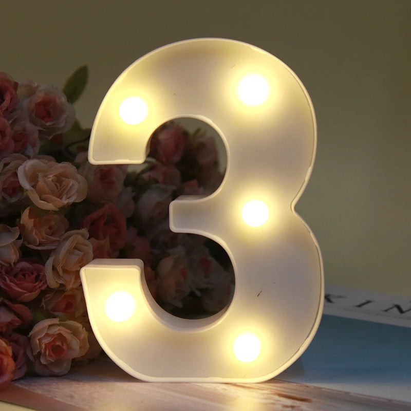 LED-Alphabet-Buchstaben-Nachtlampe