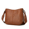 Moon Curve PU Leather Crossbody Bag