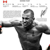 Martial Arts Legend Canvas Wall Art – Inspirational MMA Fighter Poster for Gym & Home