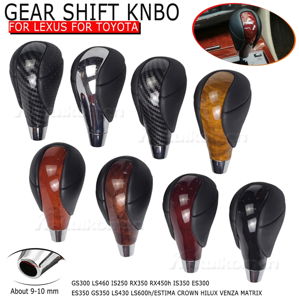 Premium Leather & ABS Automatic Gear Shift Knob