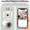 Smart WiFi Dual-Lens Security Camera Bulb, E27 Base