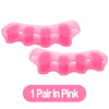 Soft Silicone Toe Separators for Bunion Relief & Foot Alignment