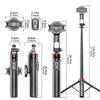 Magnetic Selfie Stick Tripod with Bluetooth Remote