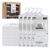 Pack of hanging moisture absorber bags for wardrobes and closets with a 300ml capacity