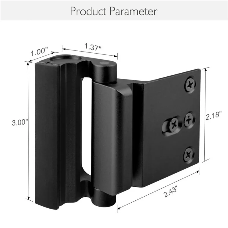Heavy-Duty Door Reinforcement Lock
