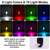 Wireless RGB LED Warning Light with Remote Control