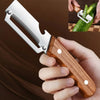Wooden-Handle Multi-Function Peeler with Bottle Opener