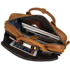 Vintage Genuine Leather Executive Laptop Briefcase