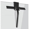 Shower Squeegee with Hanging Silicone Holder for Glass Doors & Mirrors
