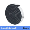 Rolle schwarzes wiederverwendbares PU-Schaum-Dichtungsband mit einer Dicke von 3 cm.