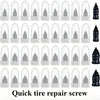A multi-pack of quick tire repair screws used for fixing punctures in rubber tires.