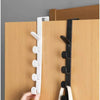5-Hook Over-the-Door Coat Hanger for Closet & Cabinet Storage