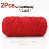 Elastic T-Shirt Yarn for Crochet and Knitting (2-Pack, 50m Each)