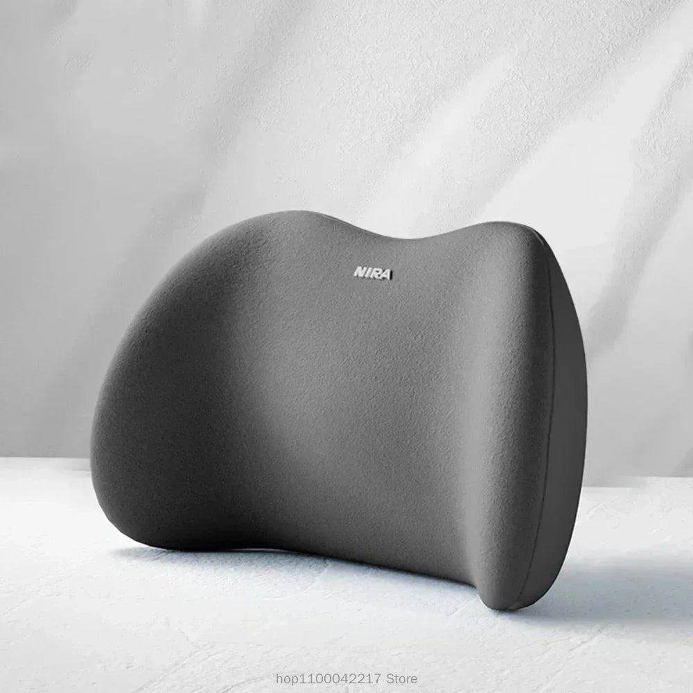 Memory Foam Car Headrest Pillow with Lumbar Support