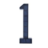 Solar-Powered LED House Number Sign