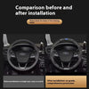 Carbon Fiber Steering Wheel Cover for Ford Models